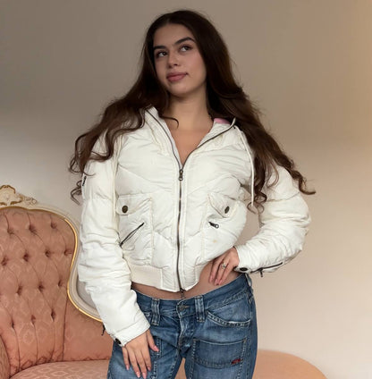 Malloy puffer coat zip-jacket