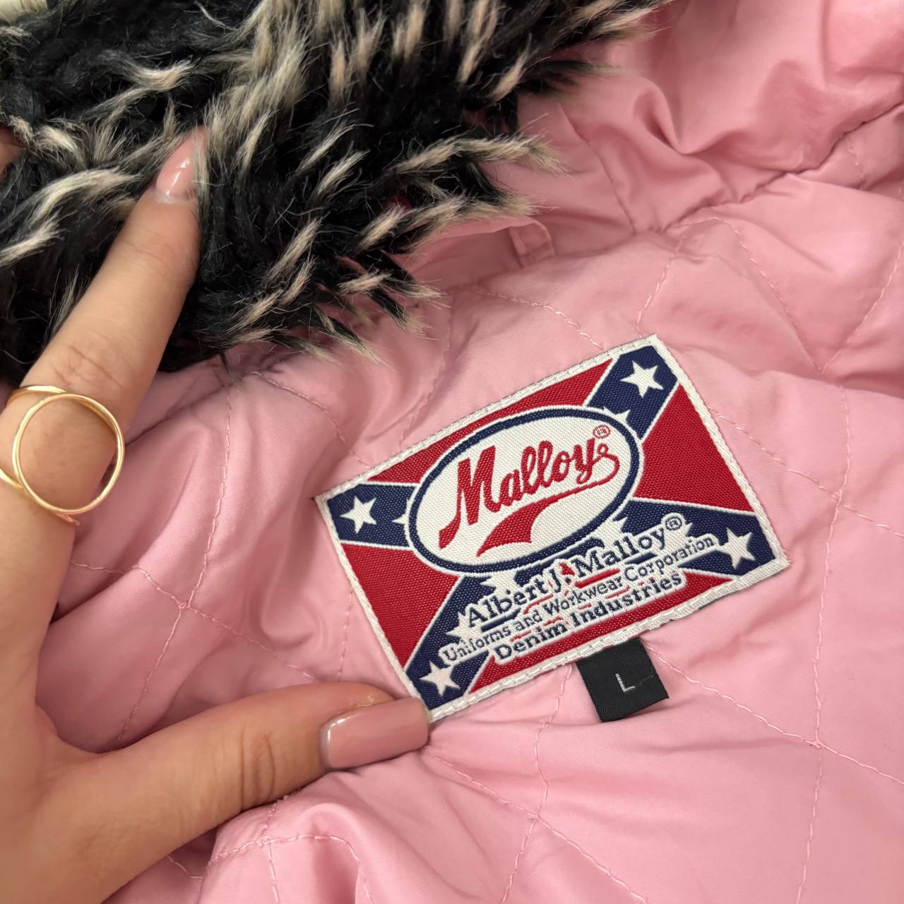 Malloy puffer coat zip-jacket