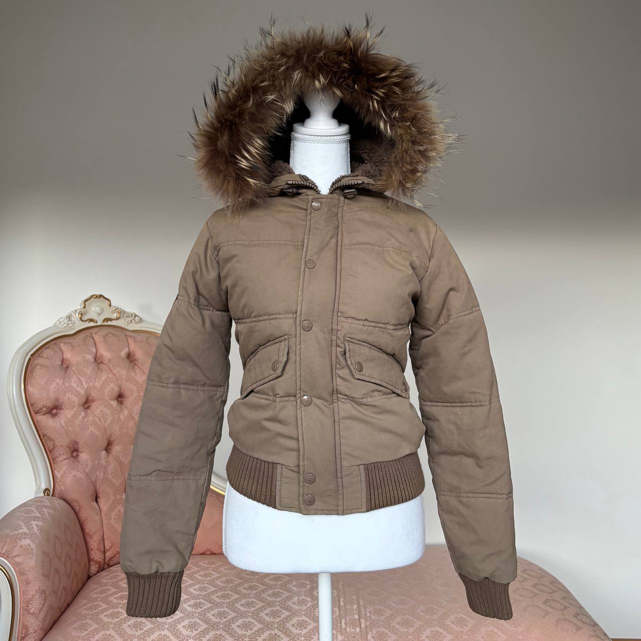 Bomb boogie puffer coat zip-jacket