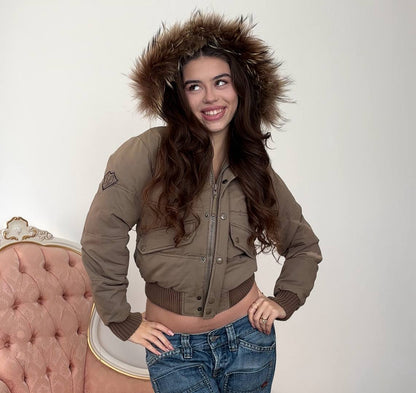 Bomb boogie puffer coat zip-jacket