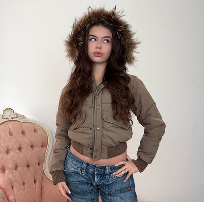 Bomb boogie puffer coat zip-jacket