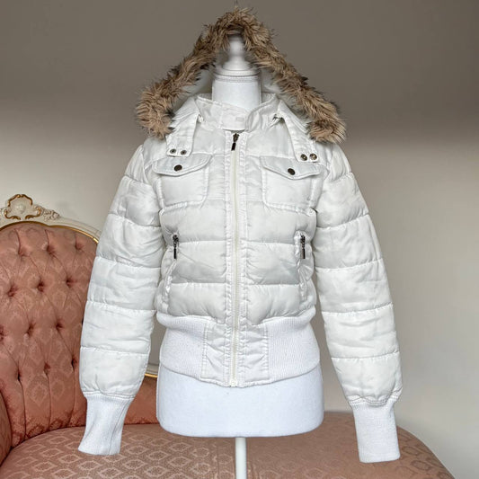 Caprice de fille puffer coat zip-jacket