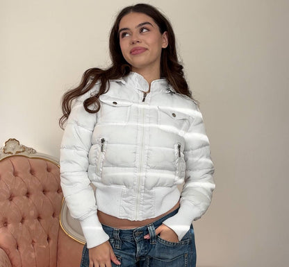 Caprice de fille puffer coat zip-jacket