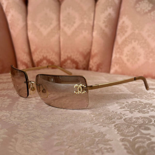 Chanel sunglasses 4104-B vintage rimless