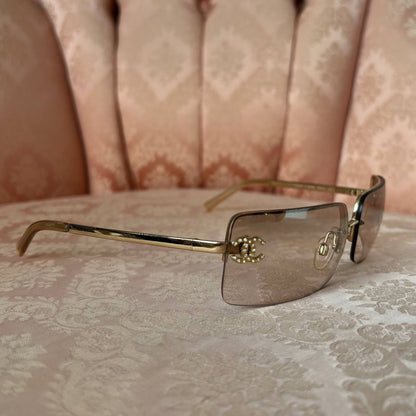 Chanel sunglasses 4104-B vintage rimless