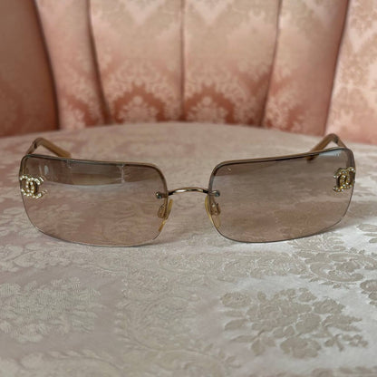 Chanel sunglasses 4104-B vintage rimless