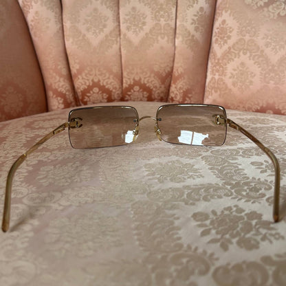 Chanel sunglasses 4104-B vintage rimless