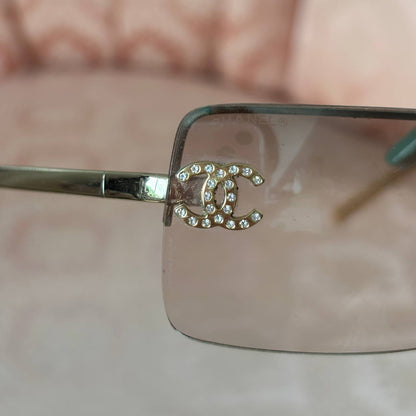 Chanel sunglasses 4104-B vintage rimless