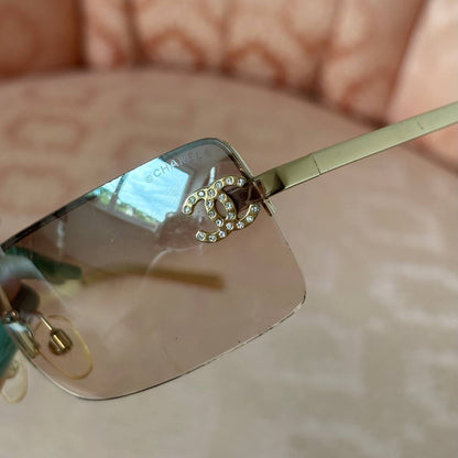 Chanel sunglasses 4104-B vintage rimless