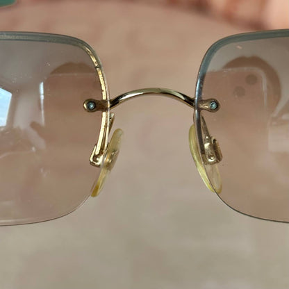 Chanel sunglasses 4104-B vintage rimless