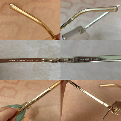 Chanel sunglasses 4104-B vintage rimless