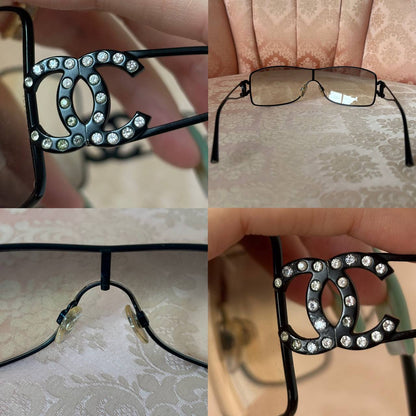 Chanel sunglasses vintage rimless