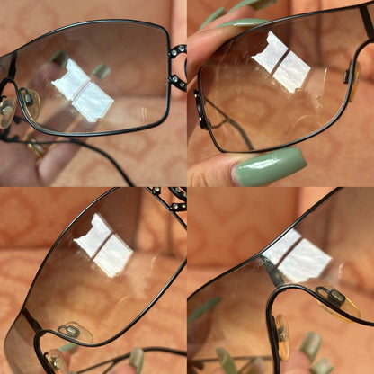 Chanel sunglasses vintage rimless
