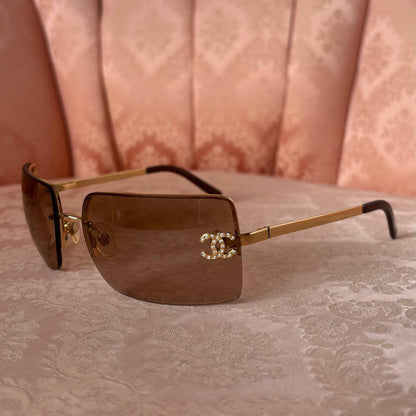 Chanel sunglasses 4092-B vintage rimless