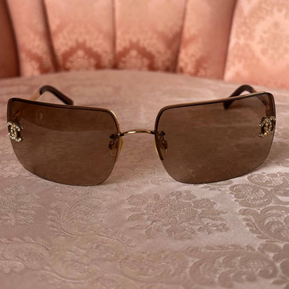 Chanel sunglasses 4092-B vintage rimless
