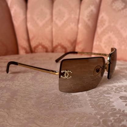 Chanel sunglasses 4092-B vintage rimless