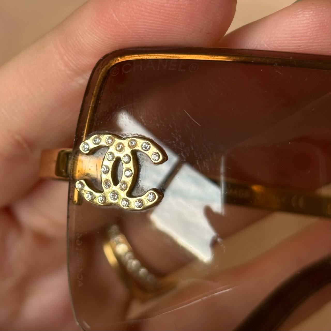 Chanel sunglasses 4092-B vintage rimless