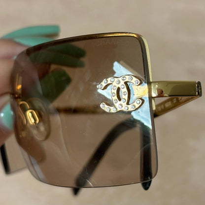Chanel sunglasses 4092-B vintage rimless