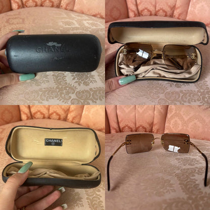Chanel sunglasses 4092-B vintage rimless