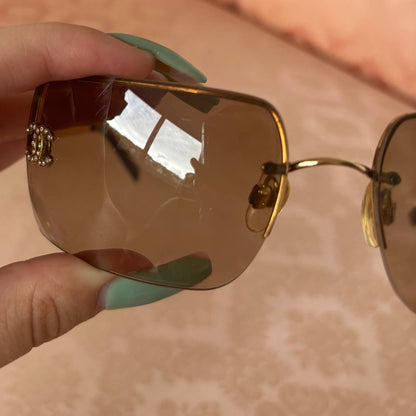 Chanel sunglasses 4092-B vintage rimless