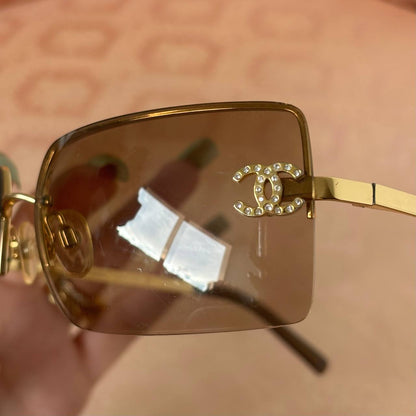 Chanel sunglasses 4092-B vintage rimless