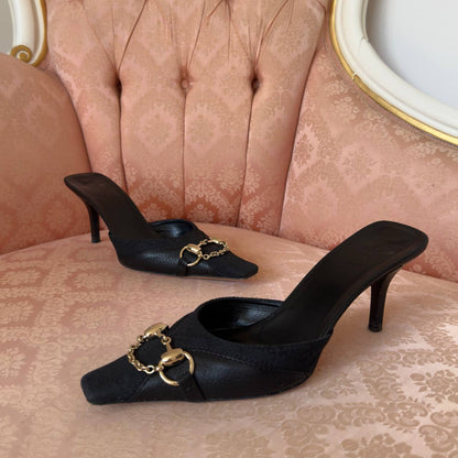 Gucci horsebit heels