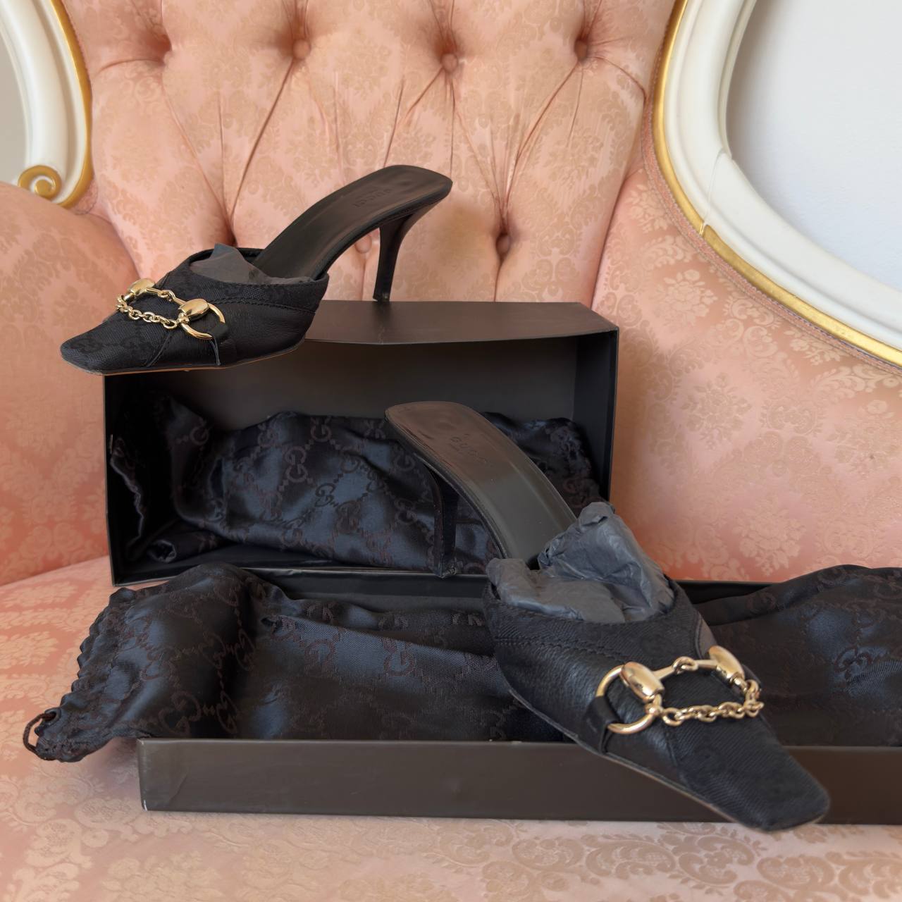 Gucci horsebit heels