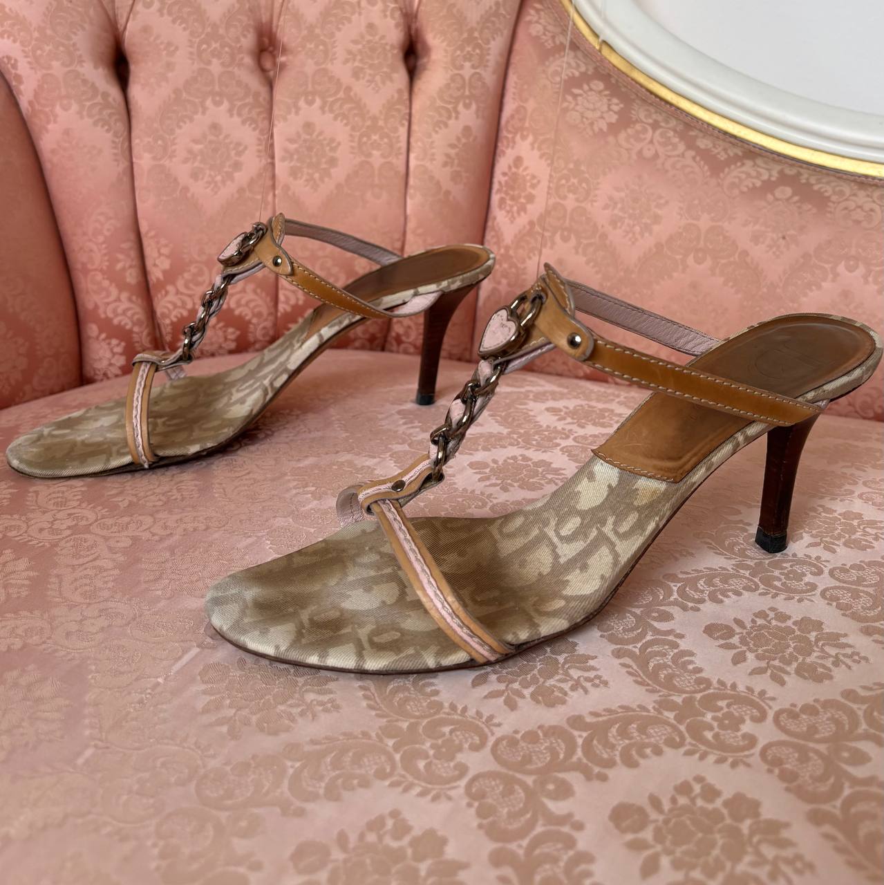 Dior trotter romantique sandals