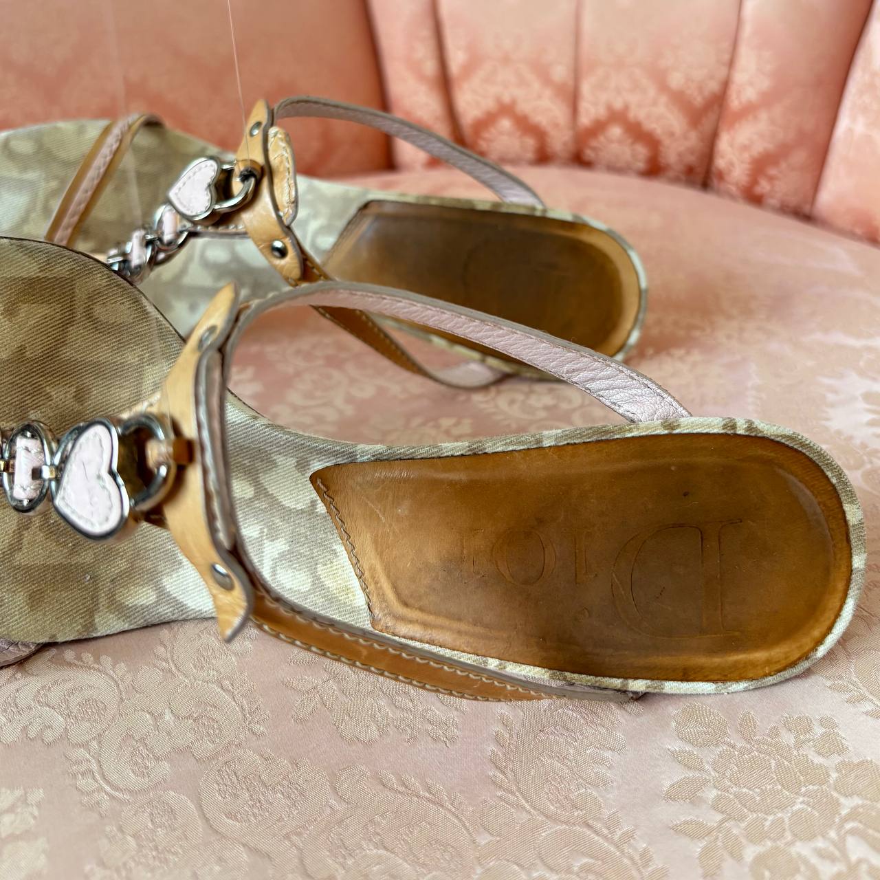 Dior trotter romantique sandals