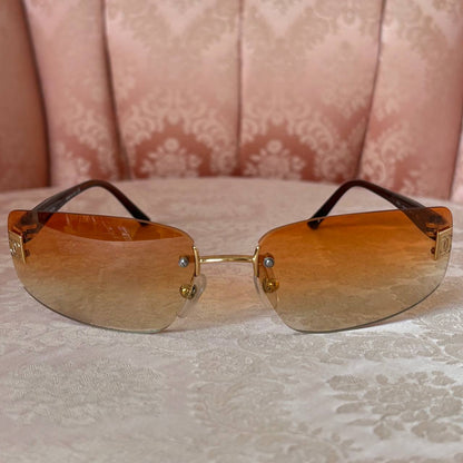 Chanel sunglasses 4018 c 139/56 in orange