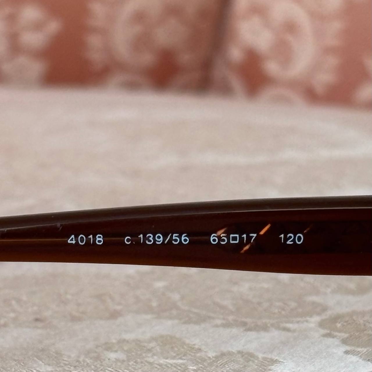 Chanel sunglasses 4018 c 139/56 in orange