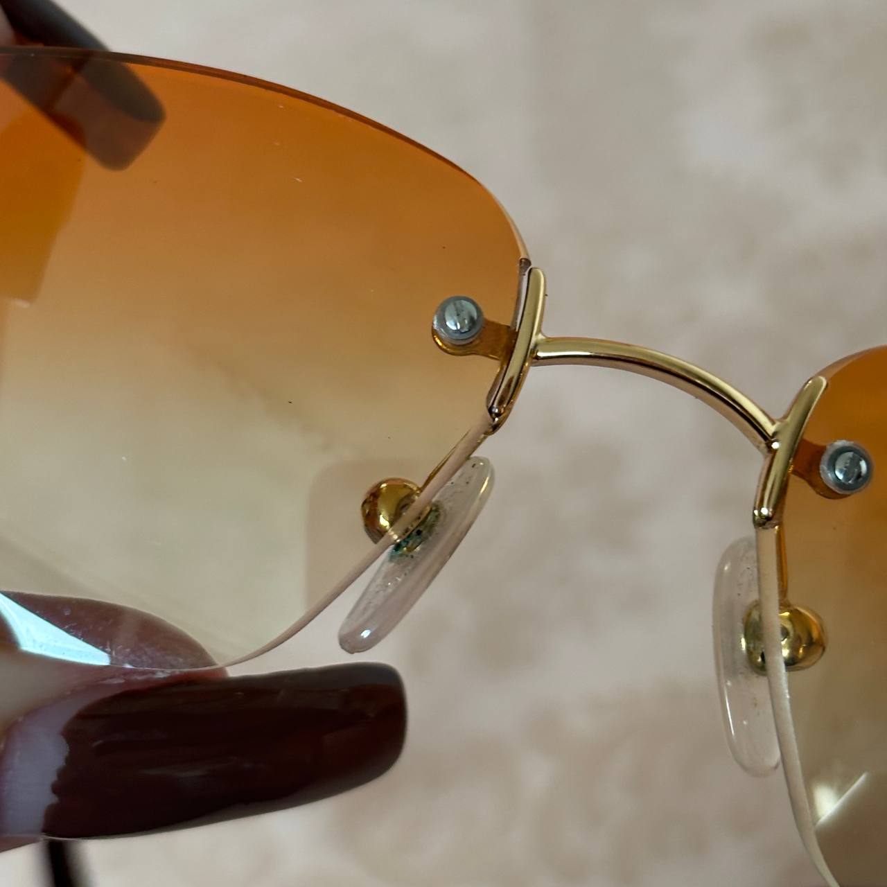 Chanel sunglasses 4018 c 139/56 in orange