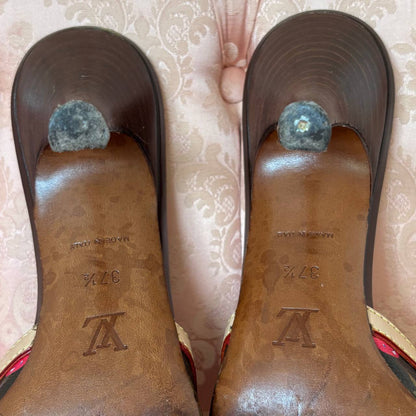 Louis Vuitton Cherry mules heels from 2006