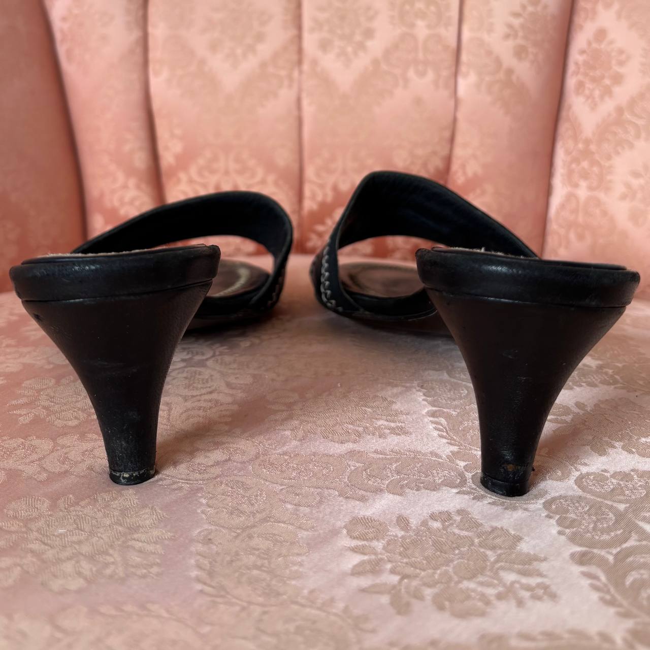 Chanel mules with interlocking CC logo