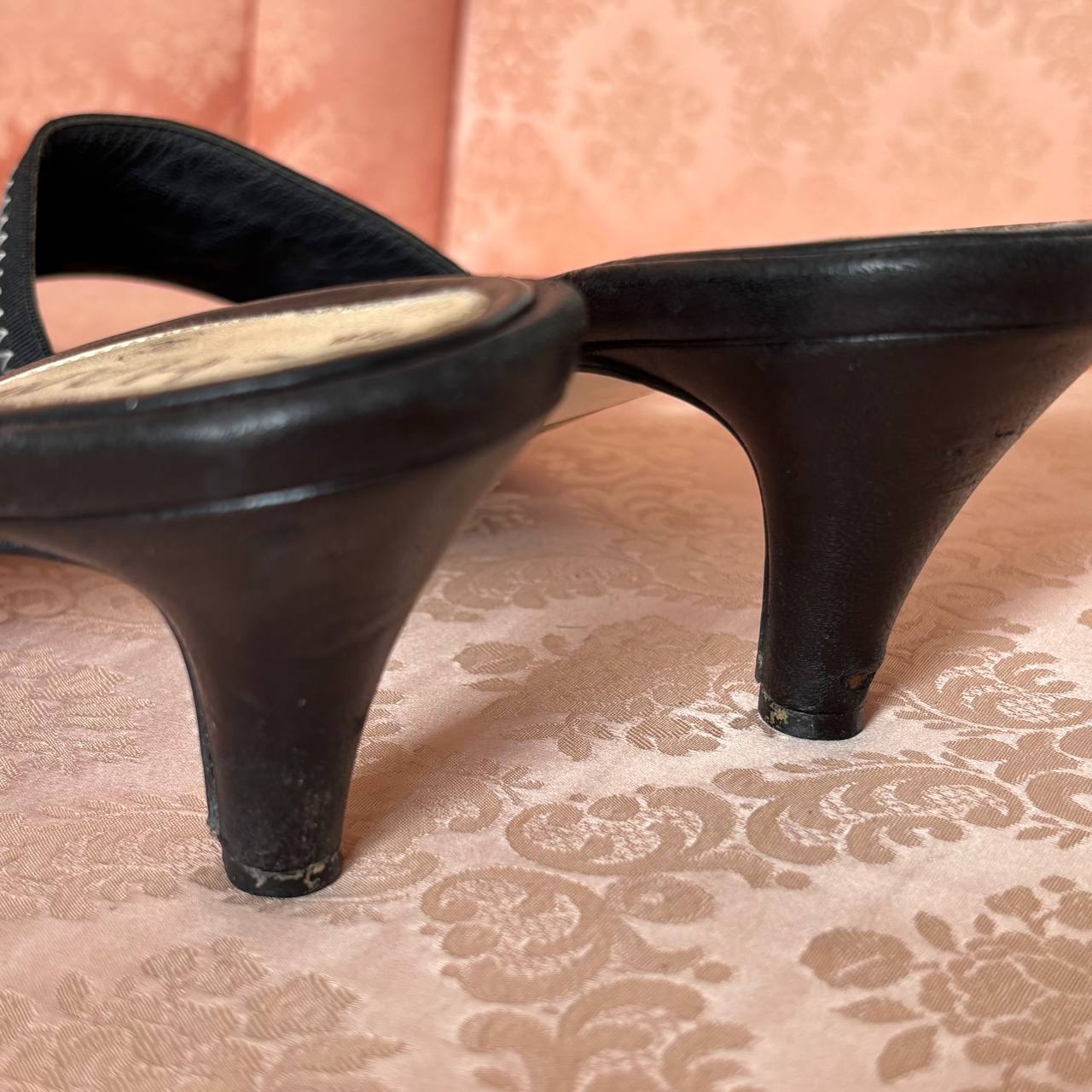 Chanel mules with interlocking CC logo