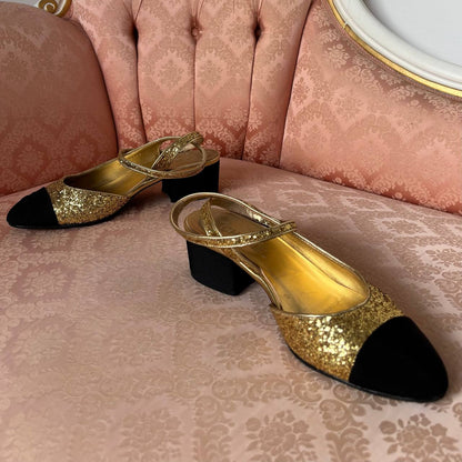 Chanel slingback heels pre-fall 2021