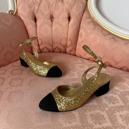Chanel slingback heels pre-fall 2021
