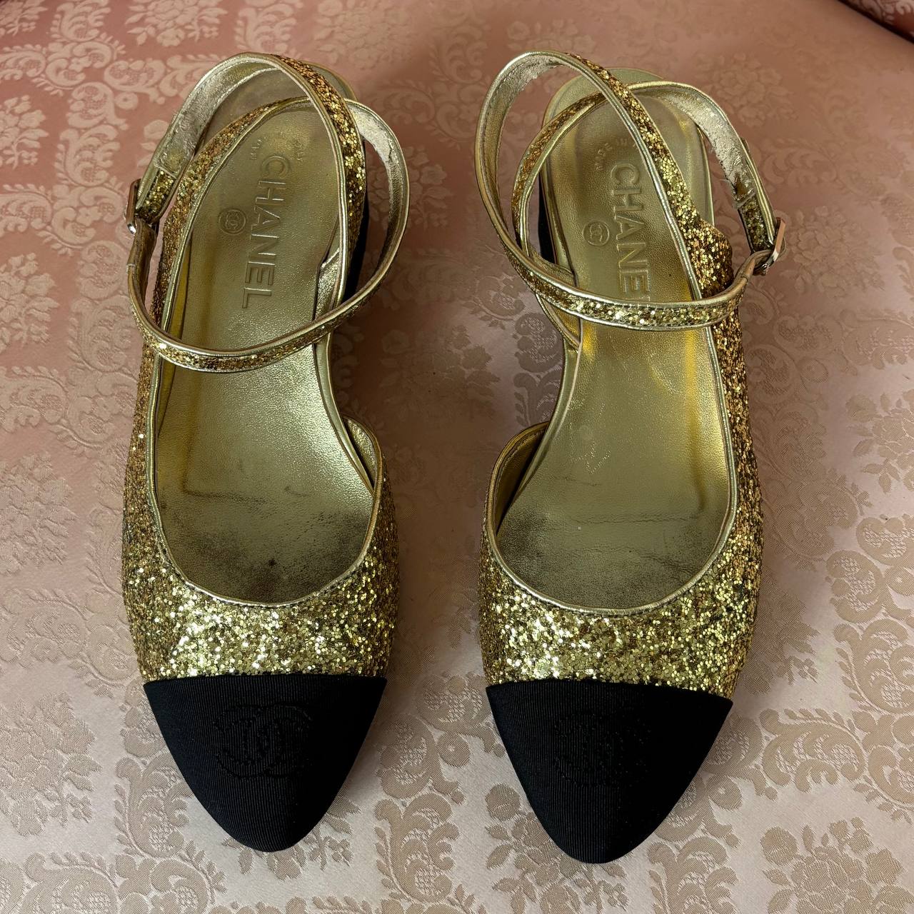 Chanel slingback heels pre-fall 2021
