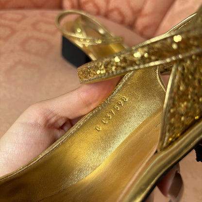 Chanel slingback heels pre-fall 2021