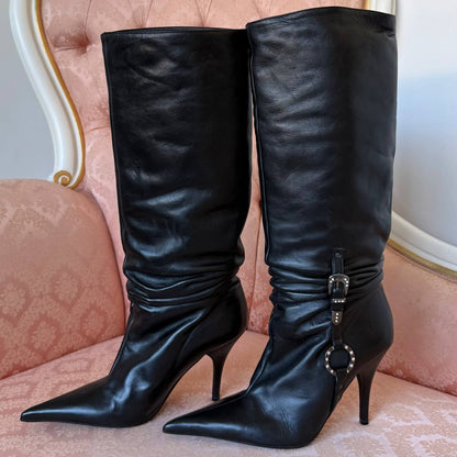 El Dantes cowboy boots in black