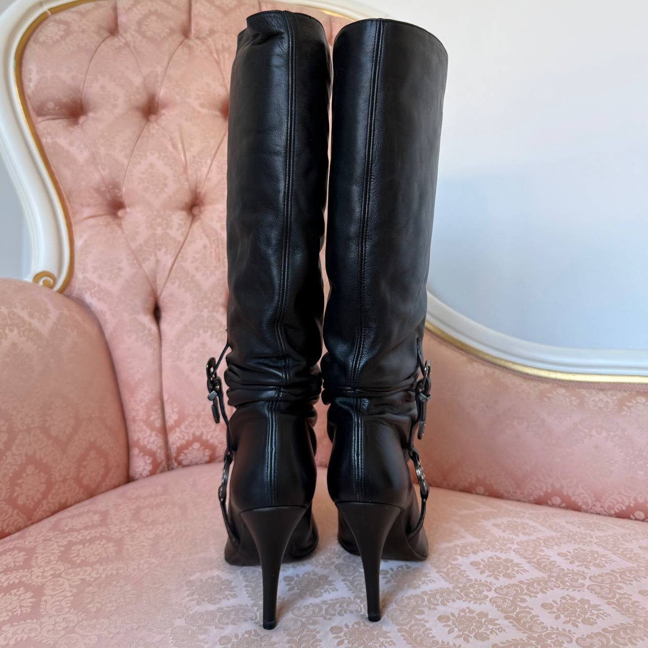 El Dantes cowboy boots in black