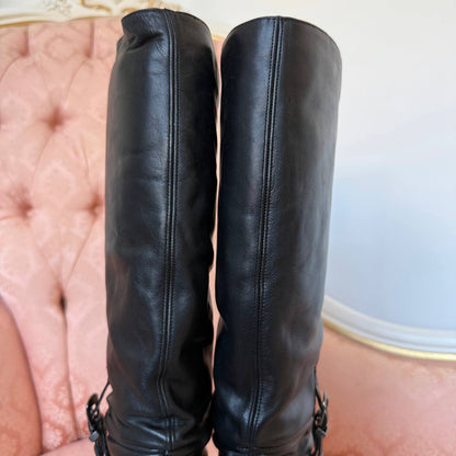 El Dantes cowboy boots in black