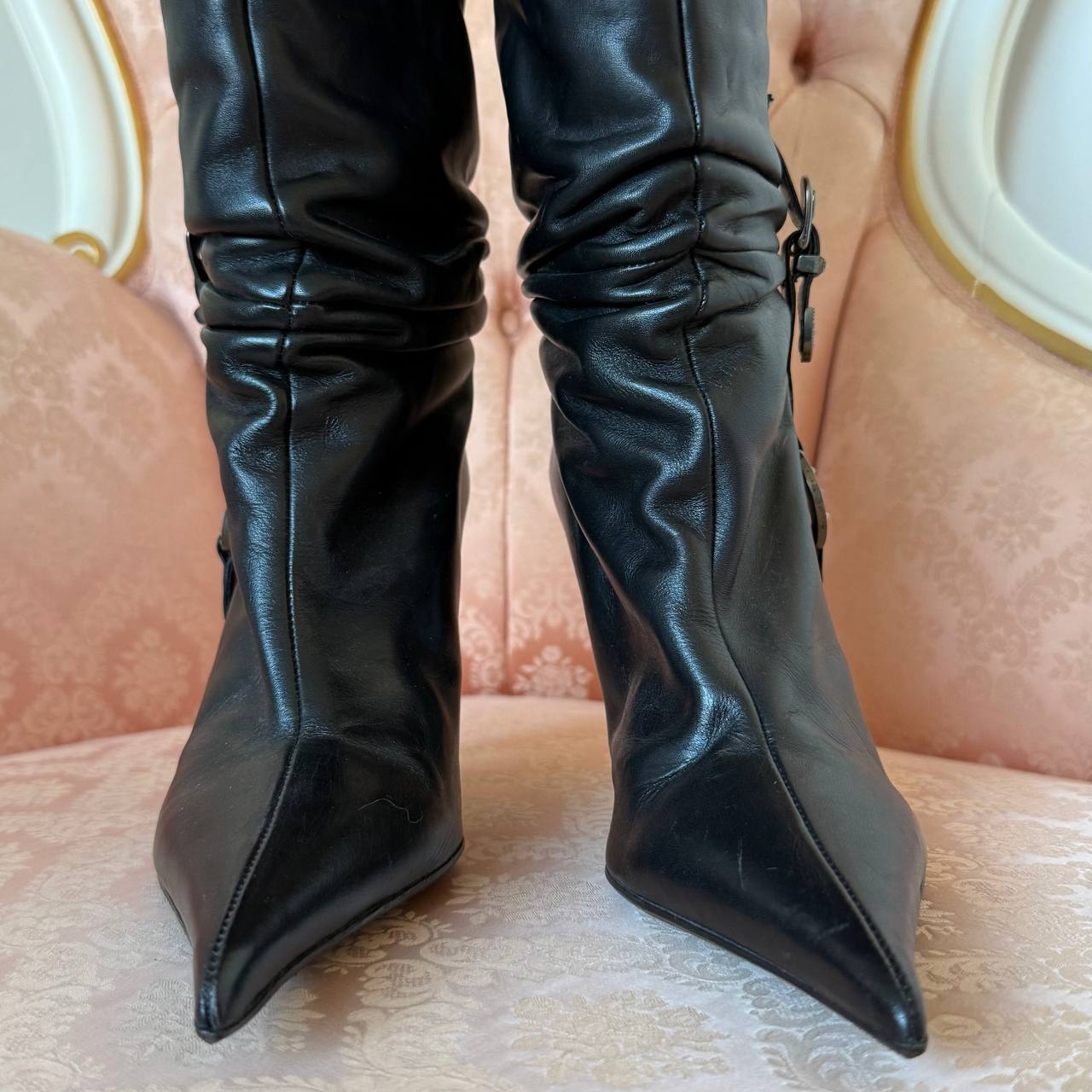 El Dantes cowboy boots in black