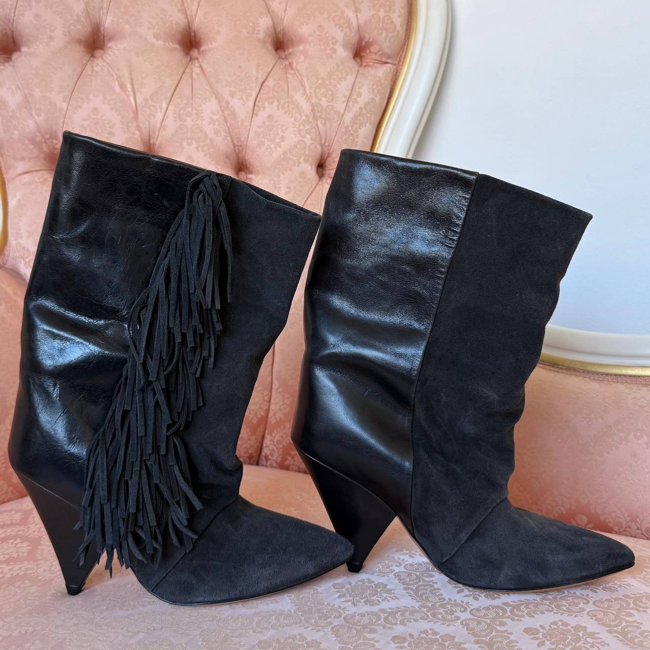 Isabel Marant pour H&M 2013 fringe ankle boots
