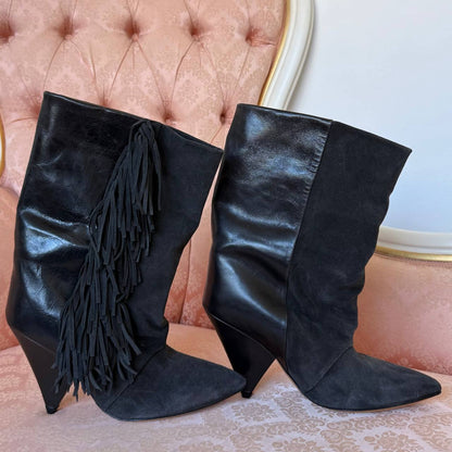 Isabel Marant pour H&M 2013 fringe ankle boots