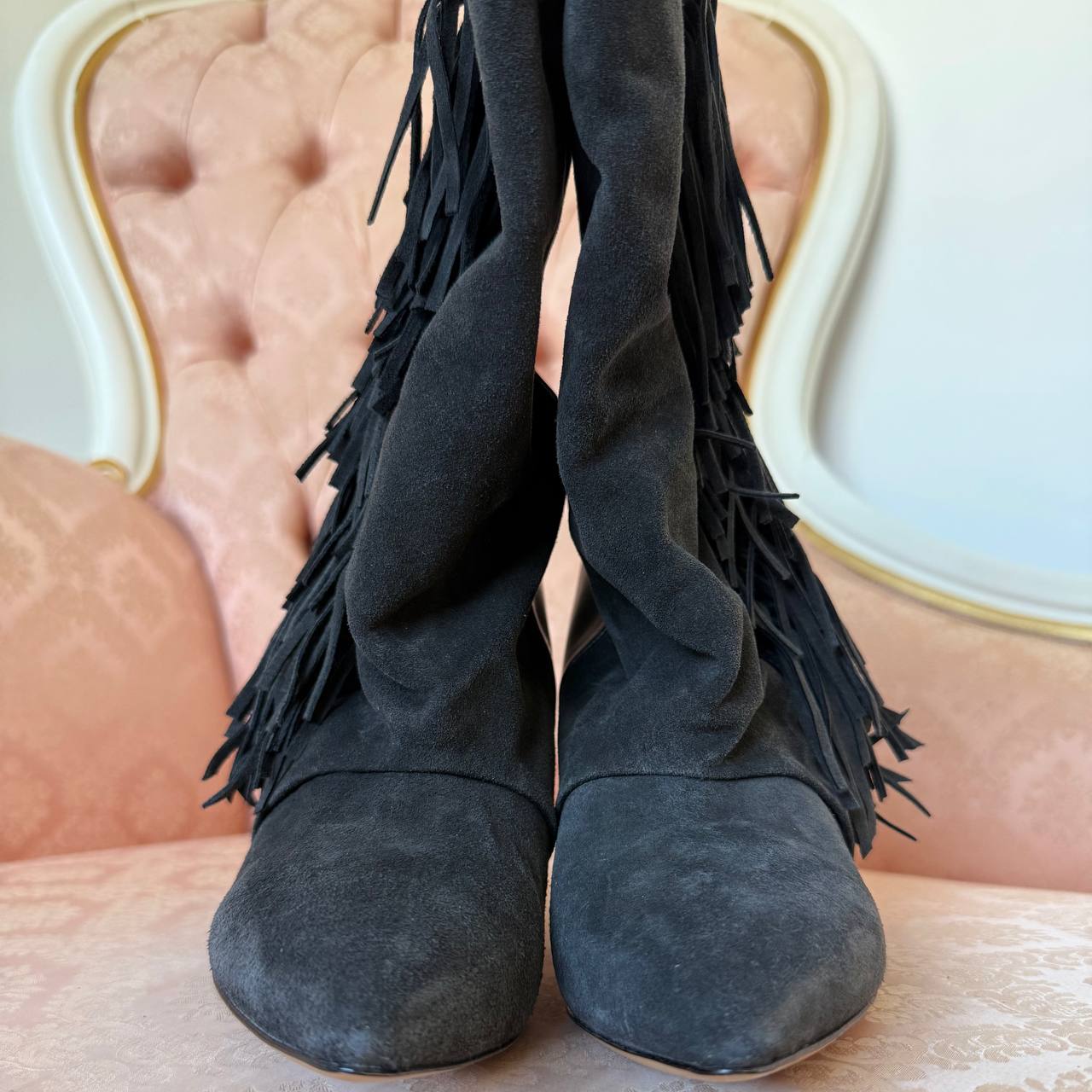 Isabel Marant pour H&M 2013 fringe ankle boots