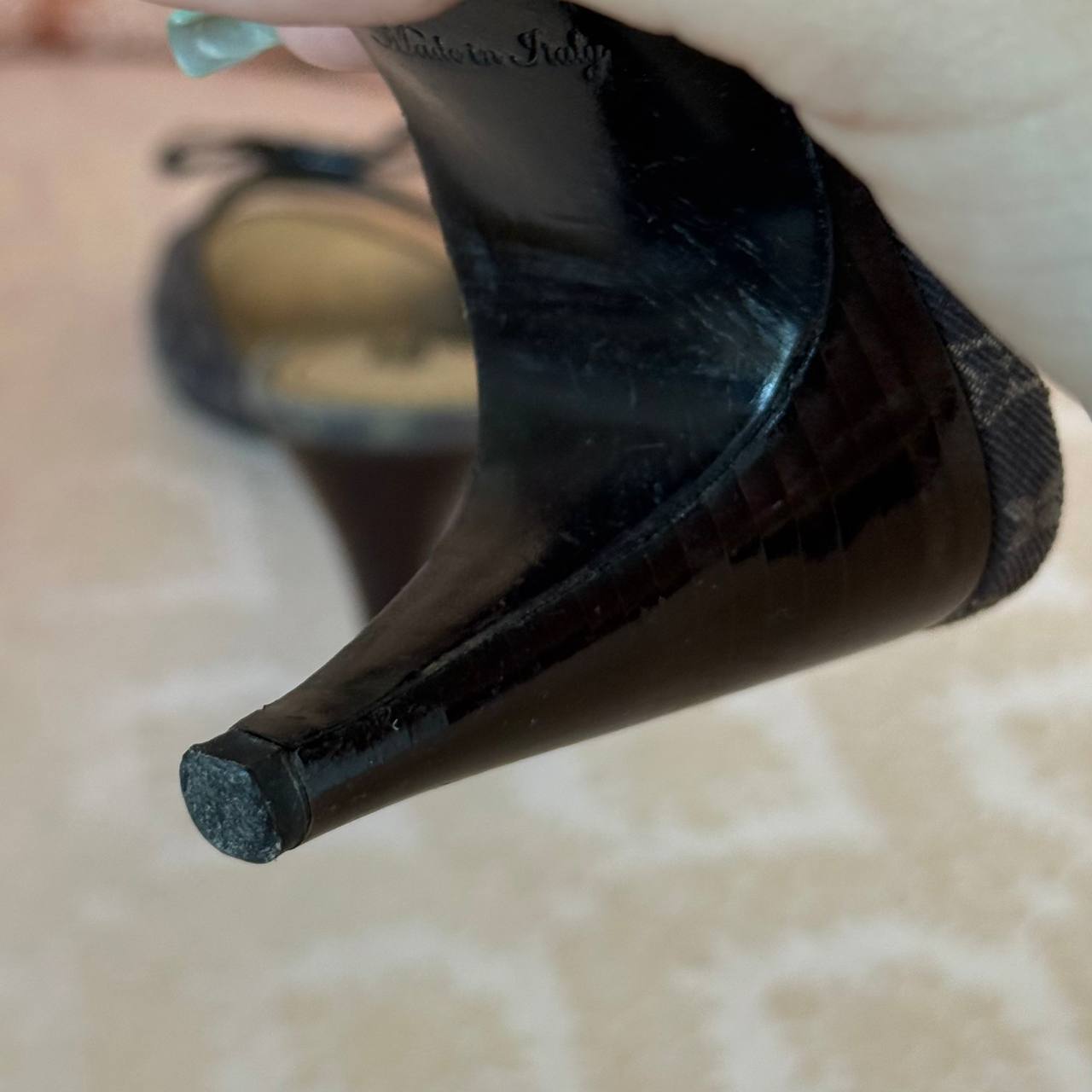 Louis Vuitton monogram mules in chocolate brown