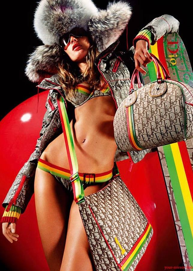 Dior court heels khaki Rasta collection 2004