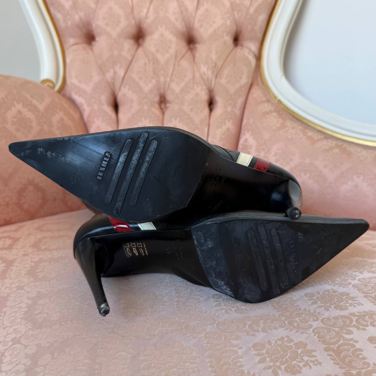 Le Silla racing boots with pointed heels