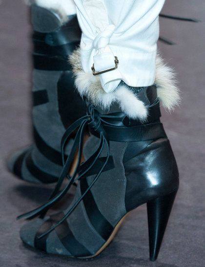 Isabel Marant FW2014 black Beta boots